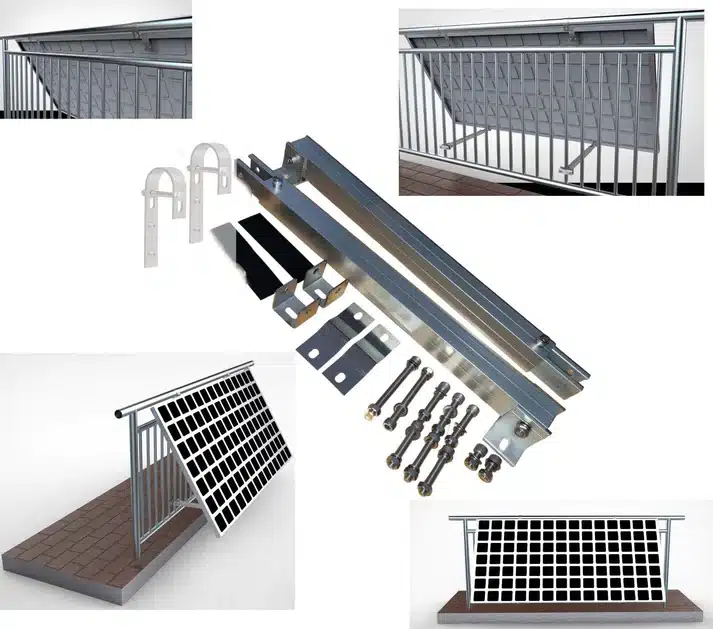 Halterung für 1 Photovoltaik Module verstellbar