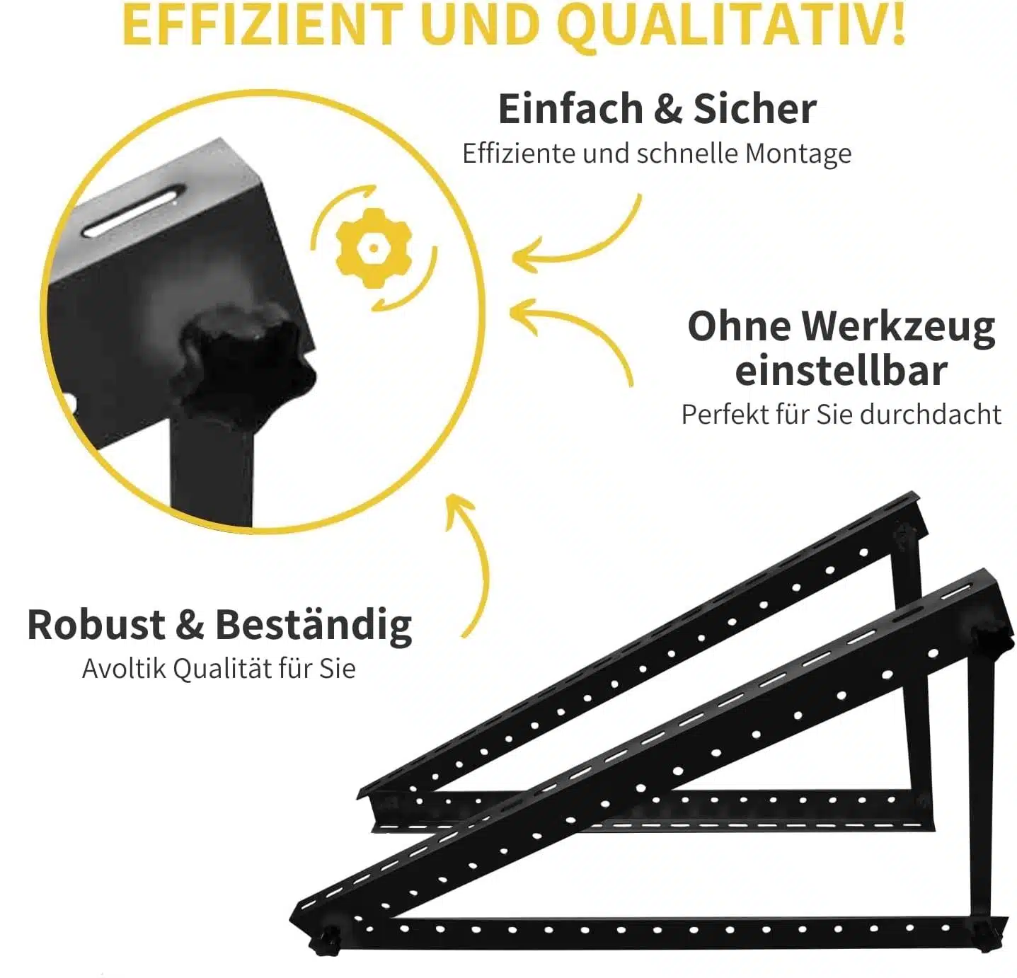 Aufständerung Terrasse Flachdach Schwarz
