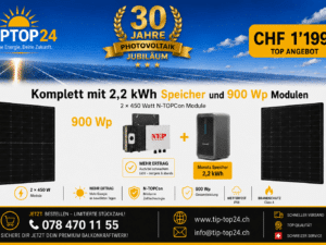 900 W & 2,2-kWh-Speicher
