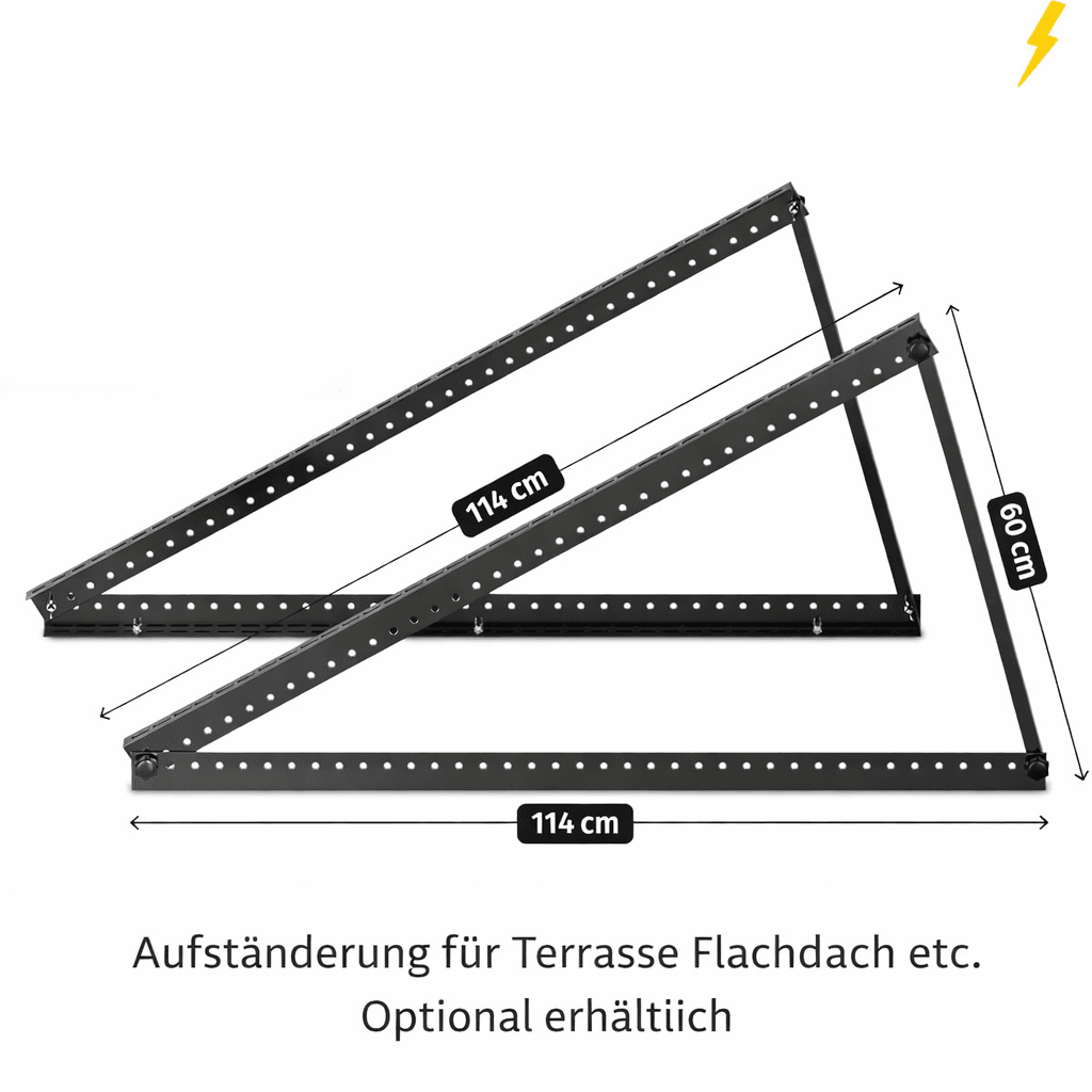 Balkonkraftwerk mit Speicher 1215 Watt & 2 kWh Growatt NOAH 2000 | Plug & Play Schweiz (Kopie) – Bild 7