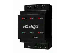 Shelly Pro 3 LAN und WiFi-DIN-Rail Switch