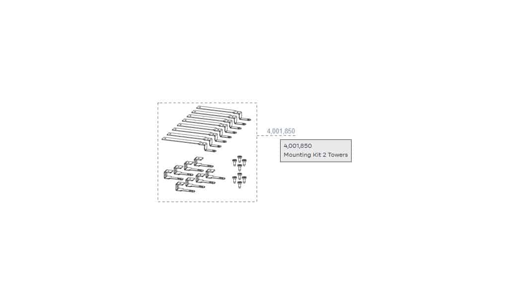 Fronius Reserva Mounting Kit 2 Towers – Bild 2
