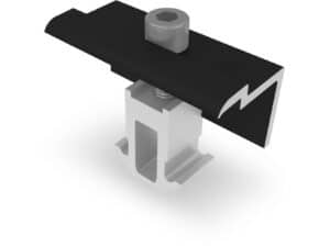 K2 DomeClamp Endklemmen Set 30-50 mm, schwarz eloxiert