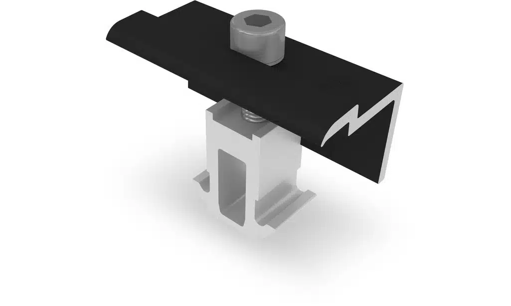 K2 DomeClamp Endklemmen Set 30-50 mm, schwarz eloxiert