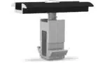 K2 DomeClamp Mittelklemme Set 30-50 mm, schwarz eloxiert