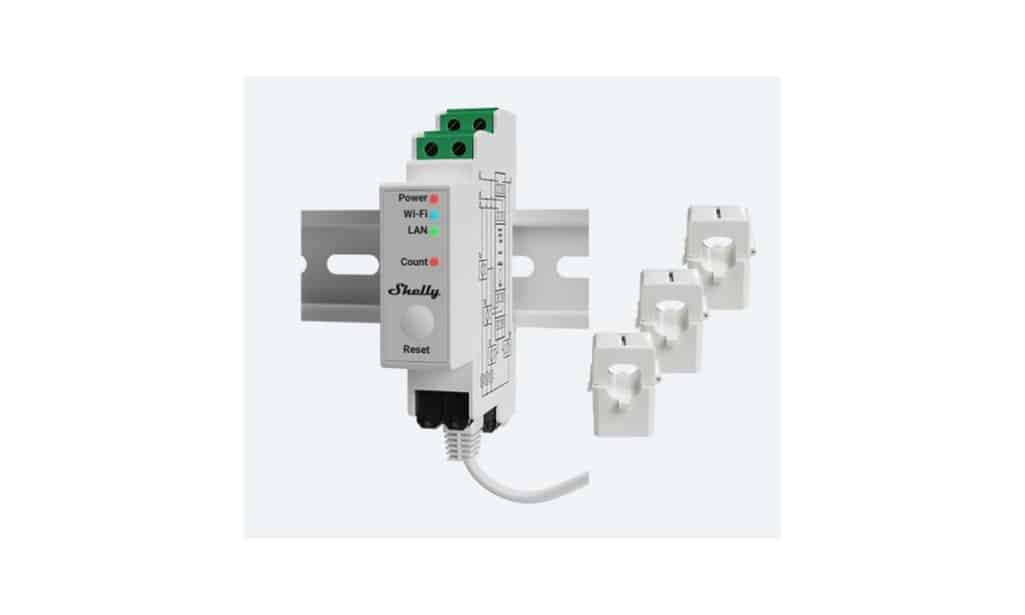 Shelly Pro 3EM Dreiphasen-Energiezähler