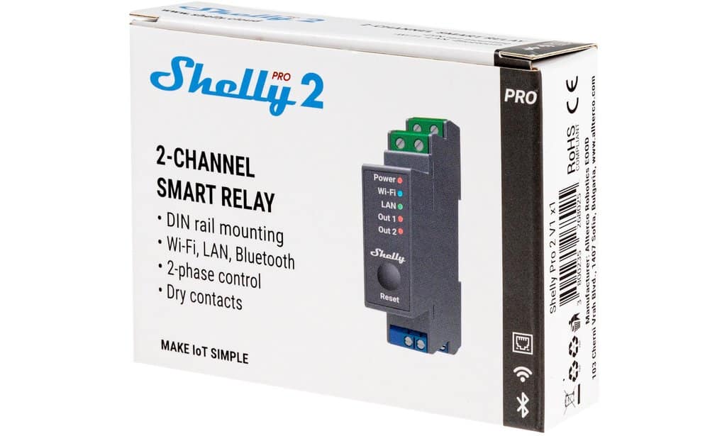 Shelly WLAN-Schaltaktor Shelly Pro 2 – Bild 4