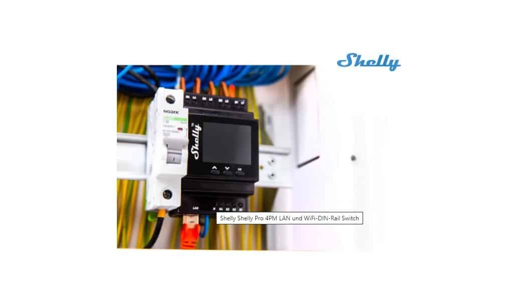 Shelly Pro 4PM LAN und WiFi-DIN-Rail Switch – Bild 2