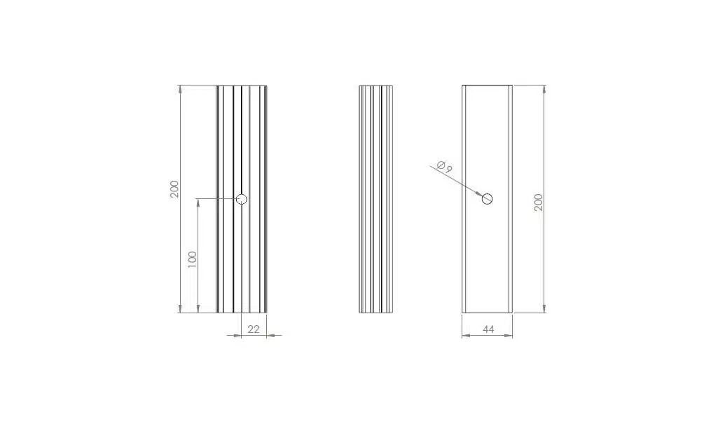 novotegra Laminat Mittelklemme RL 6.0 - 8.0 mm Set C 200 schwarz – Bild 2