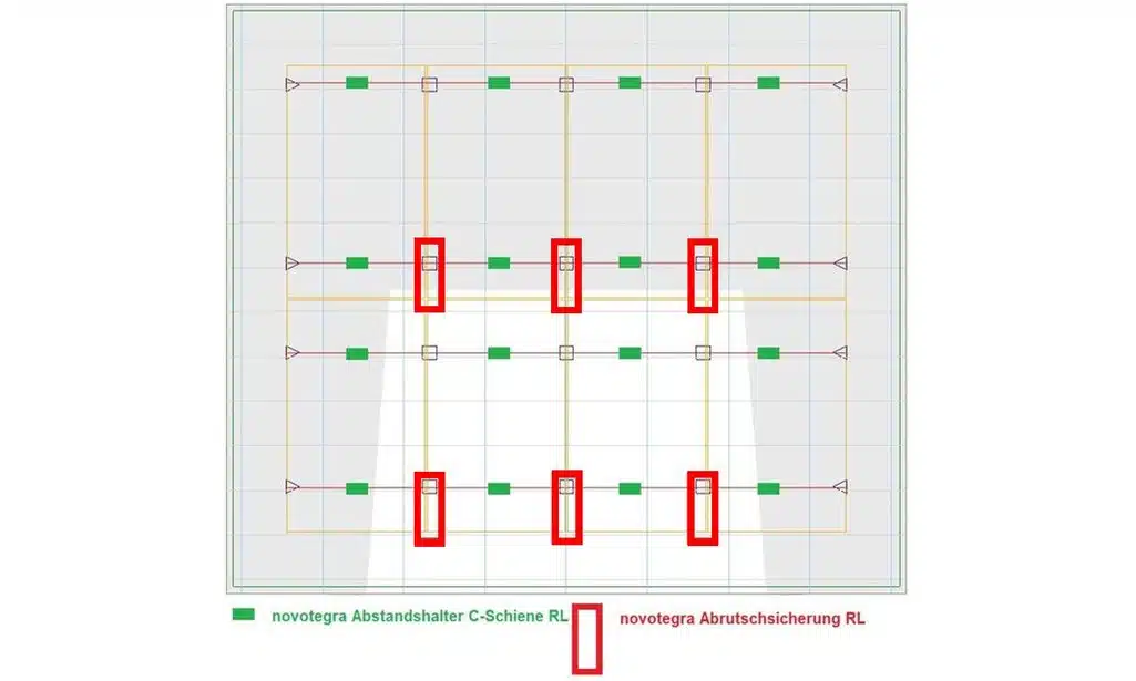 novotegra EPDM-Auflage C-Schiene RL – Bild 2