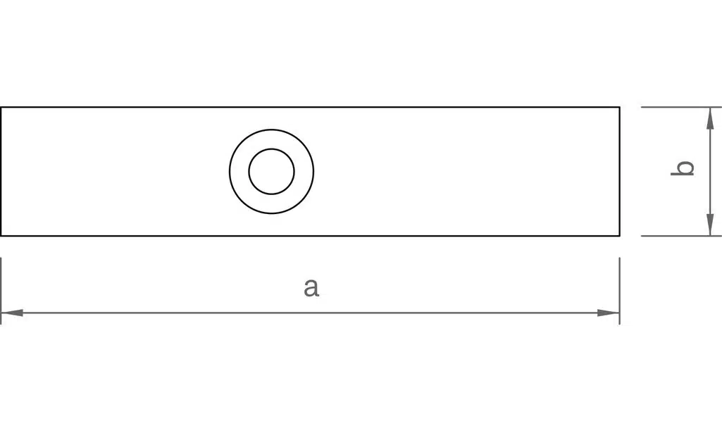 novotegra Adapterblech-Set 96x20x3mm (VPE50) – Bild 2