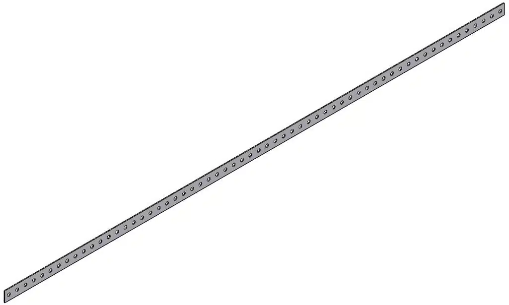 novotegra Alu-Lochband 1200 x 25 x 1.5 mm