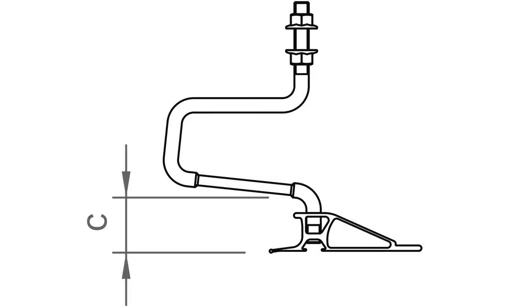 novotegra Doppel-Dachhaken-Set ZD 40 M12 (VPE25) – Bild 2