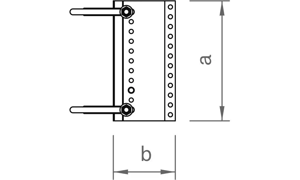 novotegra Doppel-Dachhaken-Set ZD 40 M12 (VPE25) – Bild 3