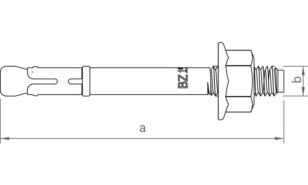 novotegra Fix-Anker M10 50-70 130mm A4 für Beton – Bild 2