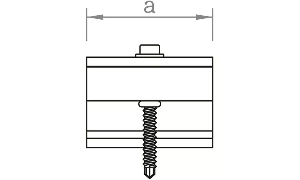 novotegra FDIII Modulbefestiger-Set E 30-42 sw (VPE 20) – Bild 3