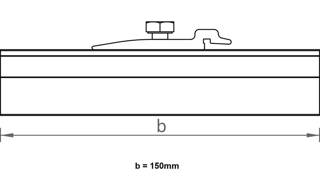 novotegra Stehfalzklemmen-Set 150 M8 ES (VPE50) – Bild 2