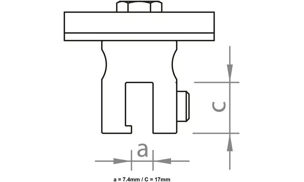 novotegra Stehfalzklemmen-Set 150 M8 ES (VPE50) – Bild 3