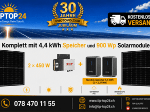 900 Watt & 4,4-kWh-Speicher