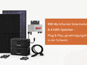 Bifaziale Solarmodule und Speicher
