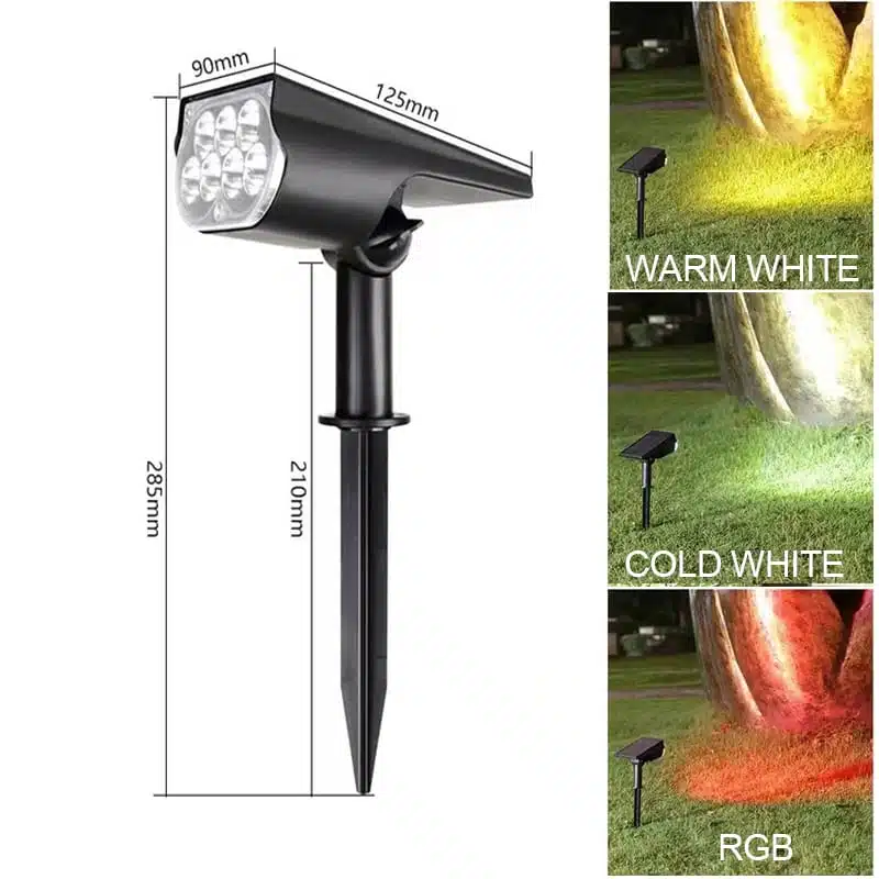 Solar-Lampe Wasserdicht, Hell & Nachhaltig – Bild 2