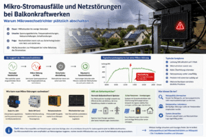 Mikro-Stromausfälle und Netzstörungen bei Balkonkraftwerken – Warum Mikrowechselrichter plötzlich abschalten
