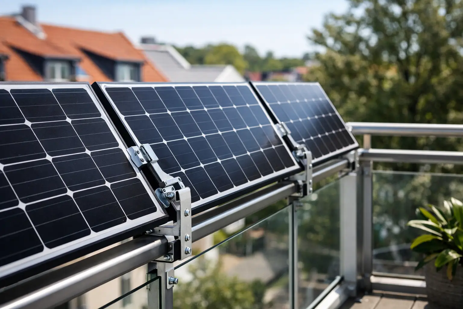 Balkonkraftwerk Balkon Halterung richtig wählen