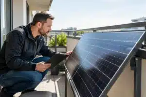 Balkonstatik für Solarmodule richtig prüfen
