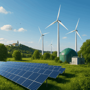 Gundelsheim: Pionierprojekt für erneuerbare Energien mit Hybrid-Energiepark