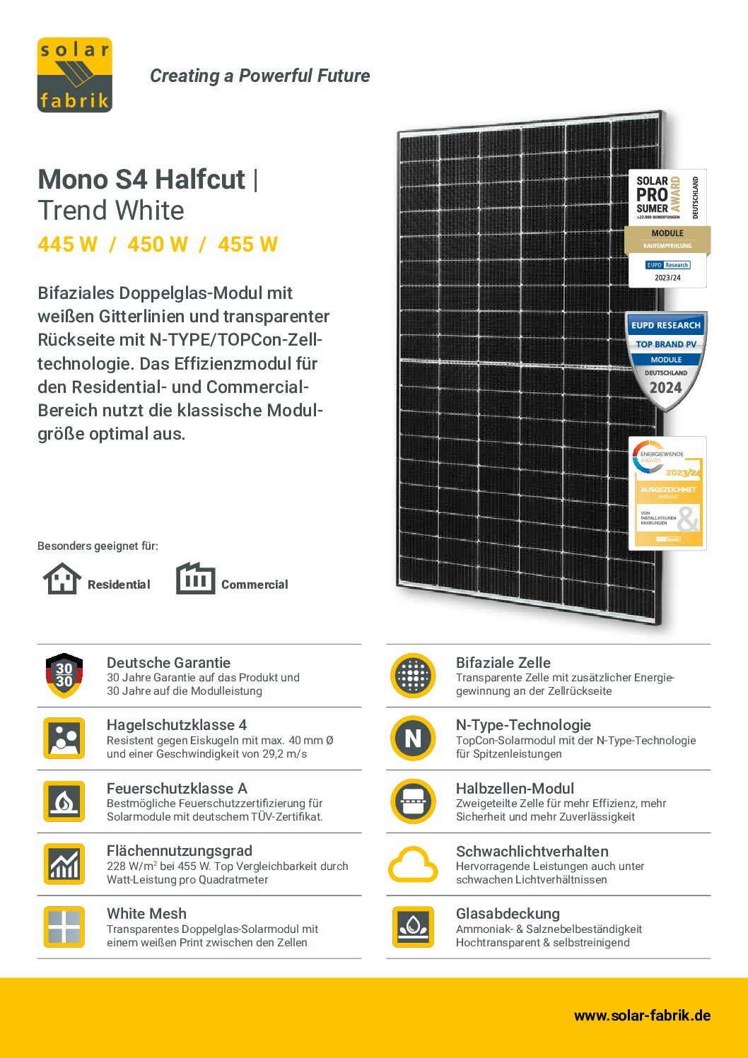 Balkonkraftwerk bifacial, 890 Watt, komplett inkl. Montageset Dach, inkl. Lieferung – Bild 11
