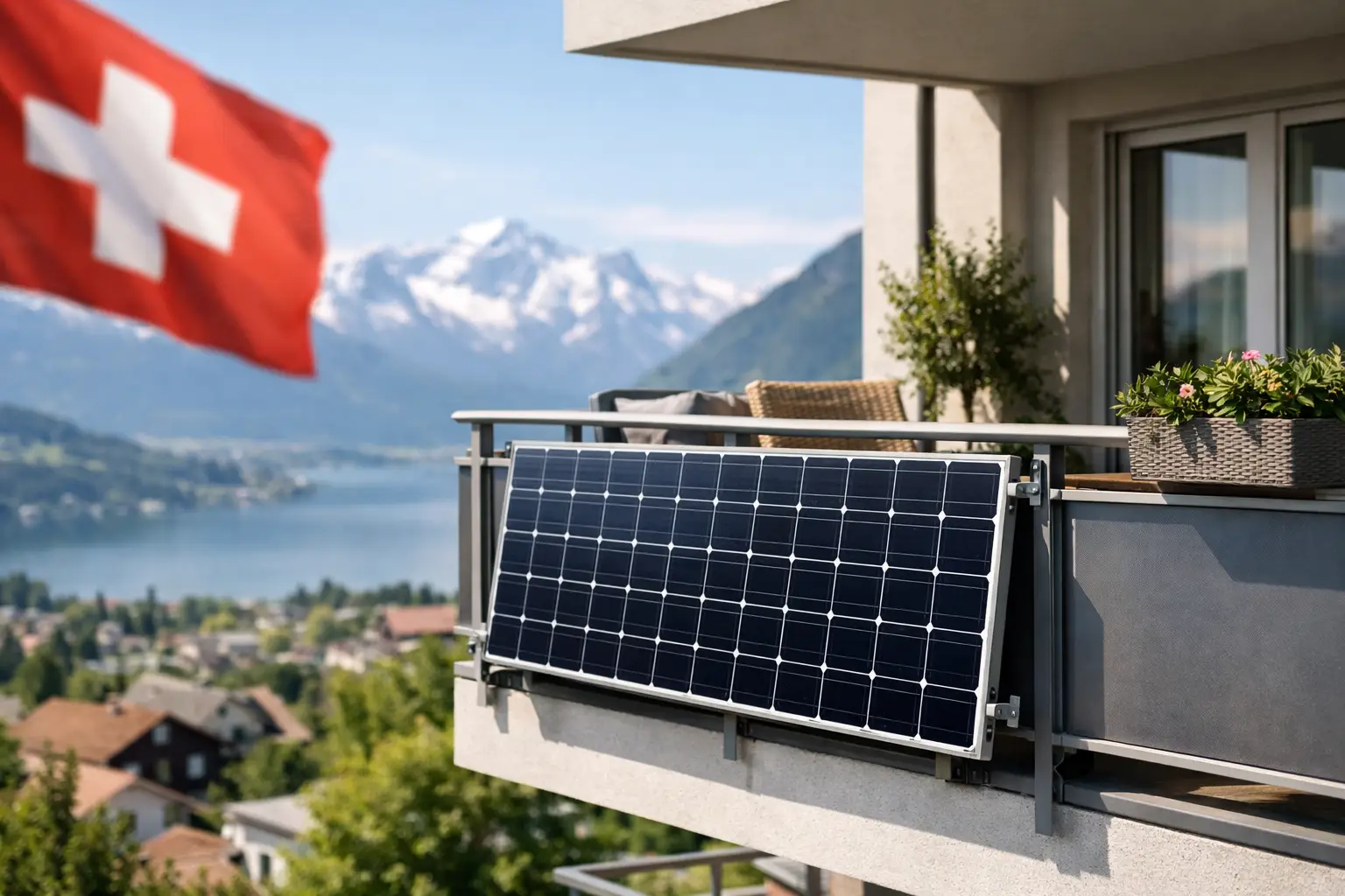Neue Regeln für Balkonsolar in der Schweiz