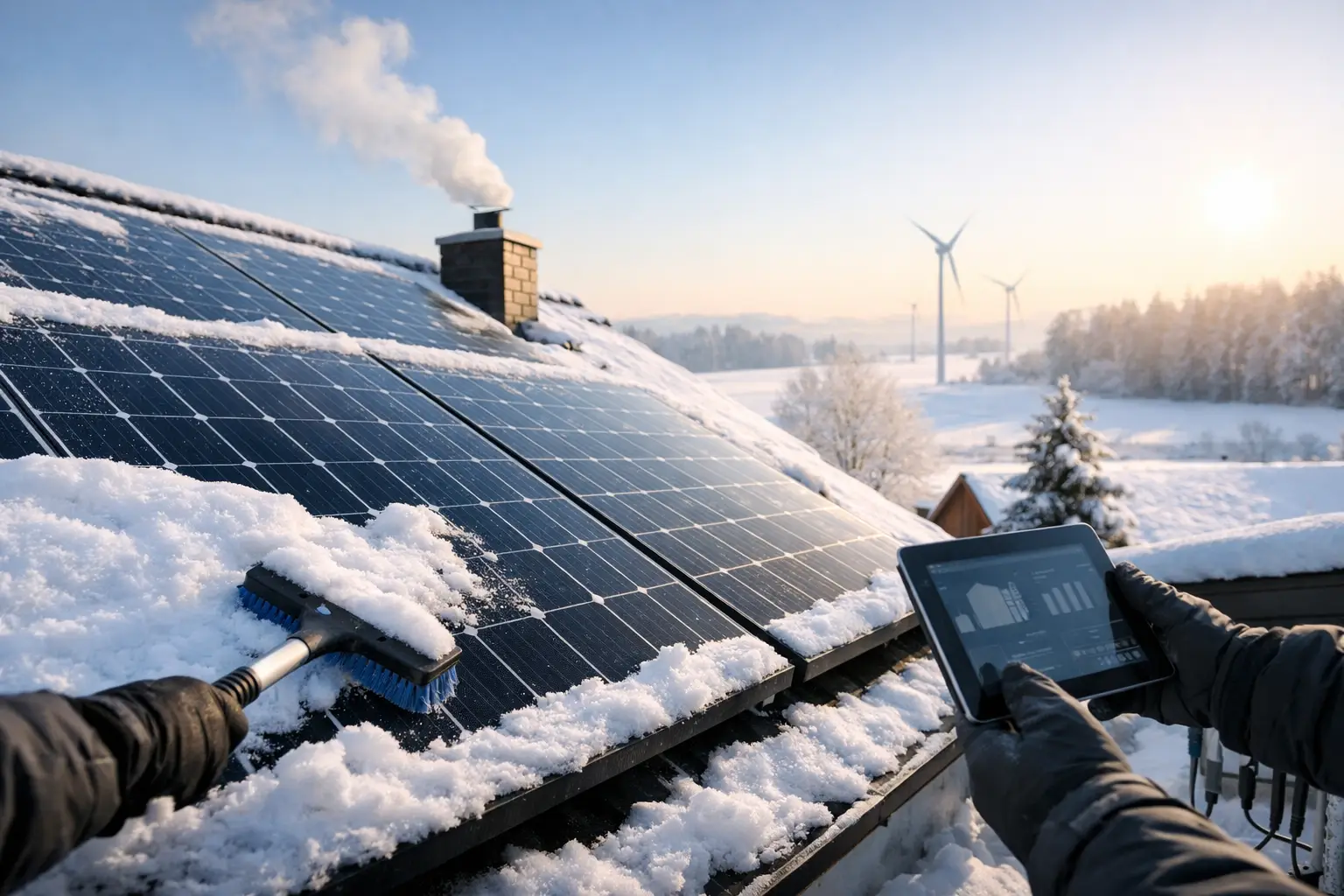 PV Ertrag im Winter steigern mit 7 Massnahmen