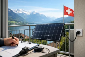 Rechtssichere Anmeldung Steckersolar Schweiz