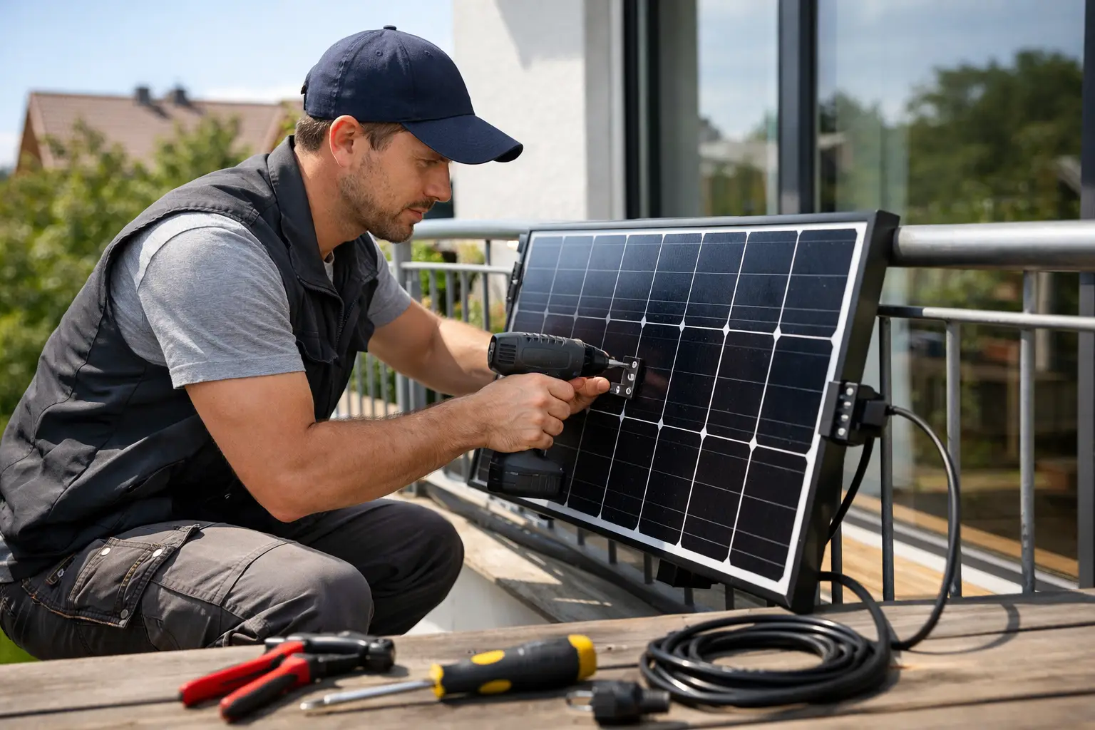 Steckersolaranlage selbst montieren - Anleitung